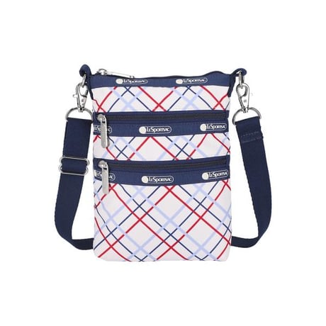 レスポートサック 3 ZIP CROSSBODY MODERN TATTERSALL 4007 E839 lesportsac ショルダーバッグ