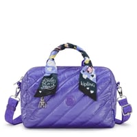 キプリング Bina Medium ビーナ ミディアム Glossy Lilac Kipling x Emily in Paris トートバッグ