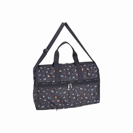 レスポートサック DELUXE LARGE WEEKENDER WOOF WONDERLAND 4319 HF44 lesportsac ショルダーバッグ