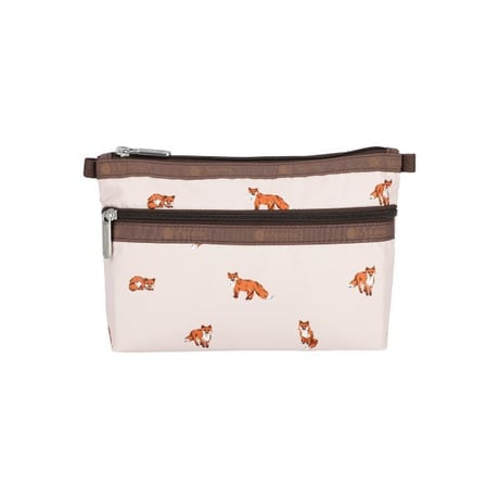 レスポートサック Cosmetic Clutch DASHING FOXES 7105 HD49 lesportsac ポーチ