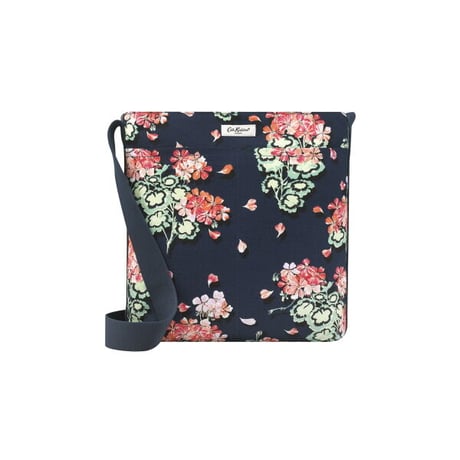 キャスキッドソン ジップド メッセンジャーバッグ GERANIUMS cath kidston 106505418837102 ショルダーバッグ