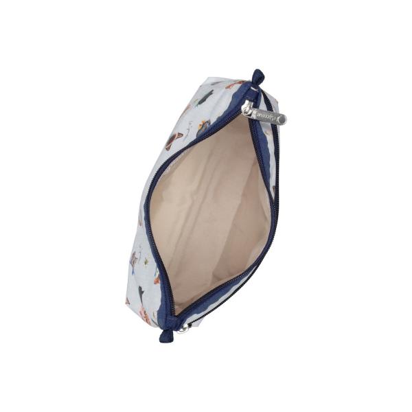 レスポートサック Cosmetic Clutch PLAYFUL CATS SKY BLUE
