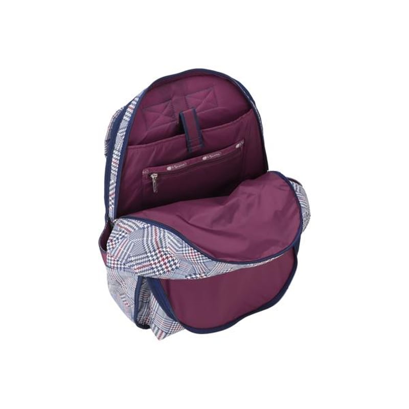 【LeSportsac】PUZZLED PLAID ROUTE SMALL BACKPACK★関税込★ レスポートサック ROUTE BACKPACK PUZZLED PLAID 3747 E712