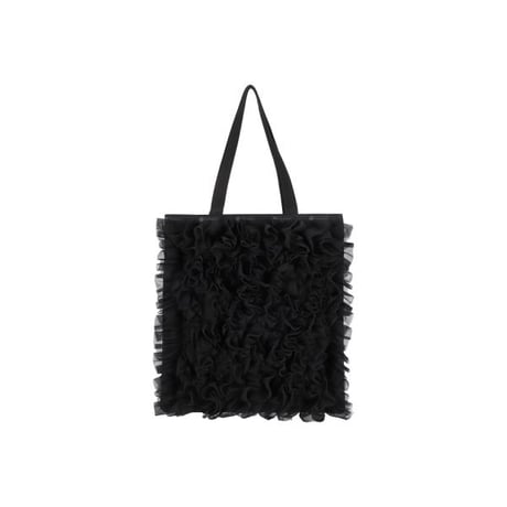 レスポートサック RUFFLE LARGE EMERALD TOTE BLACK LACE RUFFLE 1833 LD63 lesportsac トートバッグ