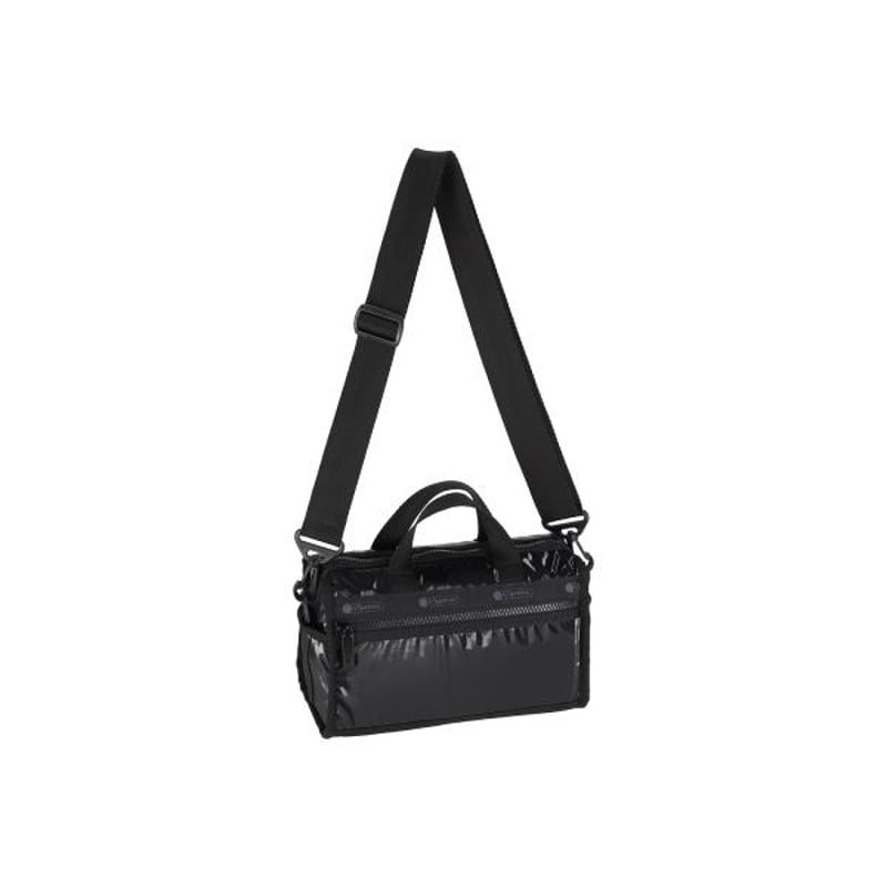 レスポートサック MINI DUFFEL CROSSBODY BLACK SHINE 1594