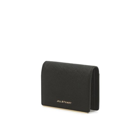 ジルスチュアート プティハート チャーム 二つ折り ウォレット Black JILL STUART 財布
