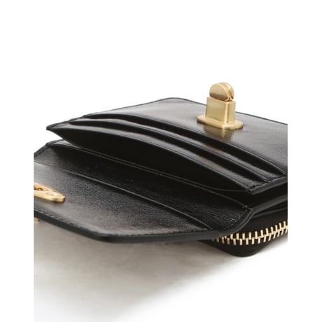 ジルスチュアート ターンロック カードケース Black JILL STUART 財布