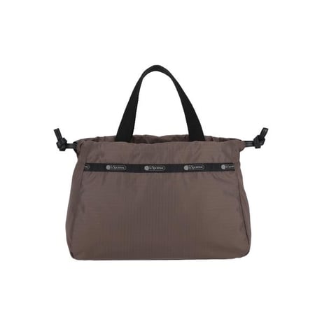 レスポートサック EAST/WEST CITY DRAWSTRING BAG UPTOWN DARK CHOCO/BLACK 1084 LC97 lesportsac ショルダーバッグ