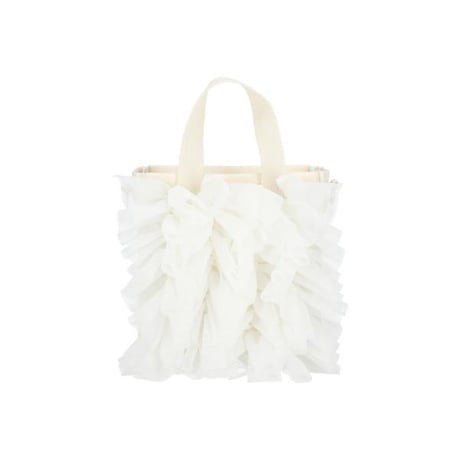 レスポートサック MINI NORTH/SOUTH TOTE MERINGUE LACE RUFFLE 1832 LD64 lesportsac ショルダーバッグ