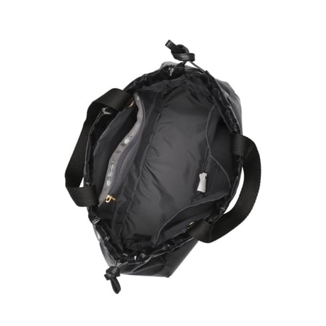 レスポートサック EAST/WEST CITY DRAWSTRING BAG UPTOWN BLACK SHINE/BLACK 1084 LC99 lesportsac ショルダーバッグ
