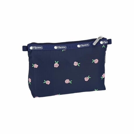 レスポートサック Cosmetic Clutch PINK ROSES EMBROIDERY 7105 HF59 lesportsac ポーチ