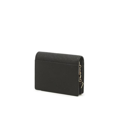 ジルスチュアート プティハート チャーム 二つ折り ウォレット Black JILL STUART 財布