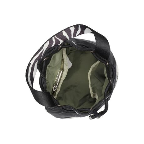 レスポートサック DRAWSTRING BUCKET CROSSBODY NOIR ZEBRA 1050 HD09 lesportsac ショルダーバッグ
