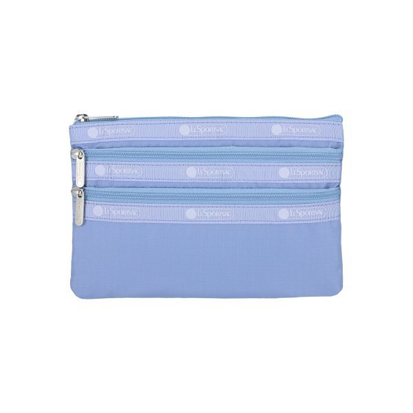 レスポートサック 3 ZIP COSMETIC POUCH SLATE BLUE 7158 R