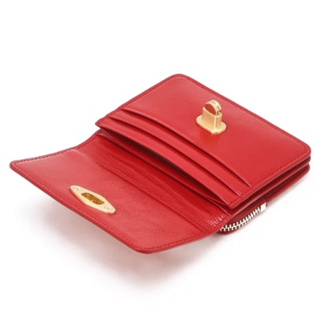 ジルスチュアート ターンロック カードケース Red JILL STUART 財布