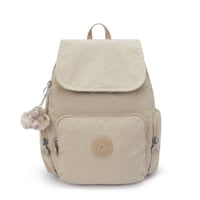 キプリング City Zip Small シティジップ スモール Signature Beige Embossed Kipling リュック