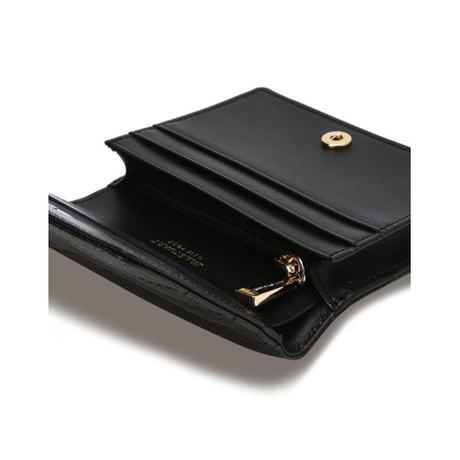 ジルスチュアート キルティング 二つ折り ウォレット Black JILL STUART 財布