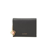 ジルスチュアート ダブルハート チャーム 二つ折り ウォレット Dark Grey JILL STUART 財布