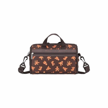 レスポートサック MINI DUFFEL CROSSBODY TEDDY BEAR WONDERLAND 1594 HE52 lesportsac ショルダーバッグ