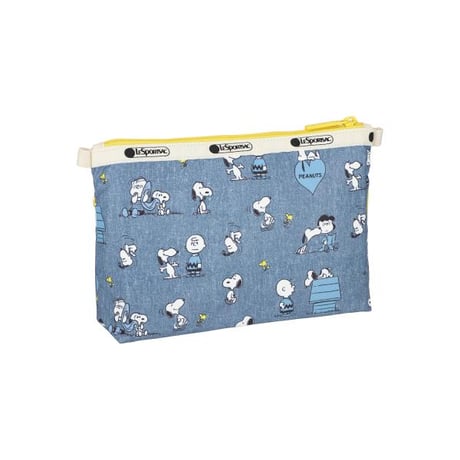 レスポートサック スヌーピー Cosmetic Clutch PEANUTS HAPPY PALS ACCESSORY 7105 HF21 lesportsac ポーチ