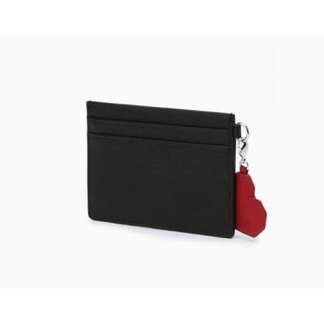 ジルスチュアート ハート チャーム カードケース Black JILL STUART 財布