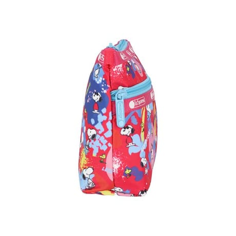 レスポートサック スヌーピー Cosmetic Clutch PEANUTS PLAYTIME 7105 HF22 lesportsac ポーチ