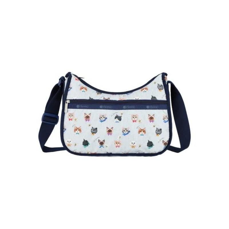 レスポートサック Classic Hobo PLAYFUL CATS SKY BLUE 752 レスポートサック Classic Hobo PLAYFUL CATS SKY BLUE 752
