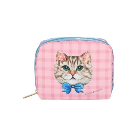 レスポートサック SQUARE COSMETIC POUCH PLAYFUL CATS SWE