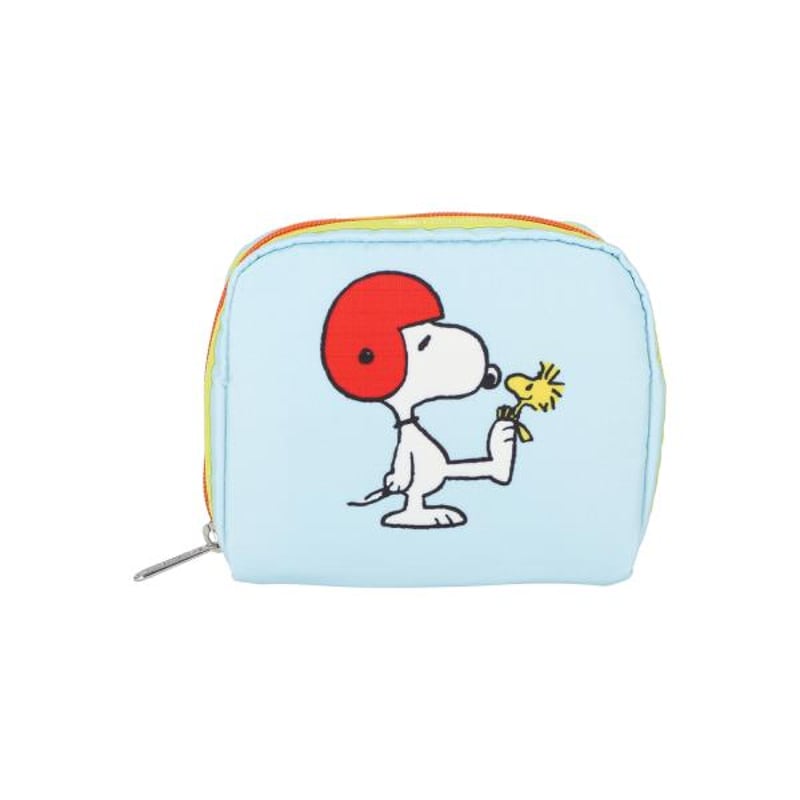 レスポートサック スヌーピー SQUARE COSMETIC POUCH PEANUTS SN