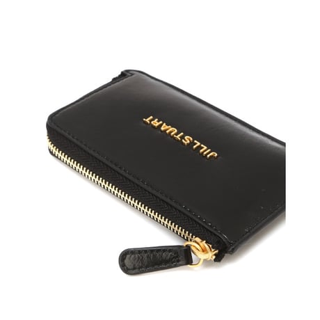 ジルスチュアート Ｌ字ファスナー カードケース Black JILL STUART 財布