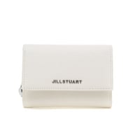 ジルスチュアート キー チャーム 三つ折り ウォレット Ivory JILL STUART 財布