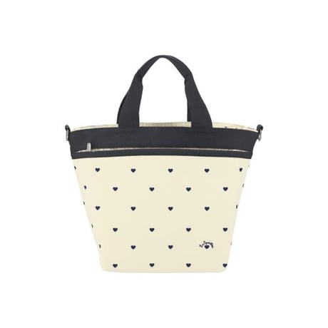 レスポートサック BUCKET TOTE NAVY SWISS HEART 1116 U276 lesportsac トートバッグ