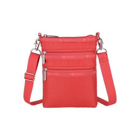 レスポートサック 3 ZIP CROSSBODY ROSEY RED 4007 R186 lesportsac ショルダーバッグ