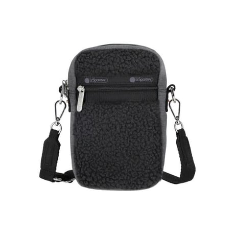 レスポートサック DENIM PHONE CROSSBODY BLACK DENIM/BLACK SHERPA 1608 LA79 lesportsac ショルダーバッグ