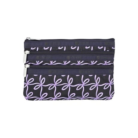 レスポートサック 3 ZIP COSMETIC POUCH CHARMING RIBBONS 7158 HE59 lesportsac ポーチ
