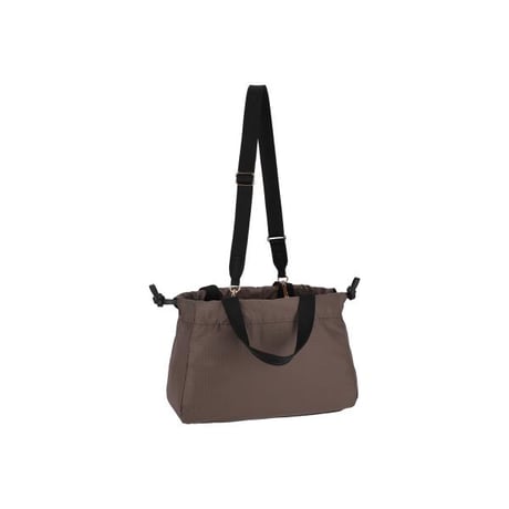 レスポートサック EAST/WEST CITY DRAWSTRING BAG UPTOWN DARK CHOCO/BLACK 1084 LC97 lesportsac ショルダーバッグ