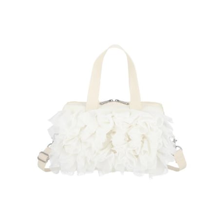 レスポートサック EVERYDAY SMALL SATCHEL MERINGUE LACE RUFFLE 1834 LD64 lesportsac ショルダーバッグ