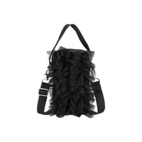 レスポートサック MINI PHONE CROSSBODY BLACK LACE RUFFLE 1831 LD63 lesportsac ショルダーバッグ