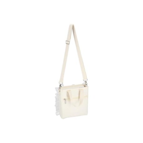 レスポートサック MINI NORTH/SOUTH TOTE MERINGUE LACE RUFFLE 1832 LD64 lesportsac ショルダーバッグ