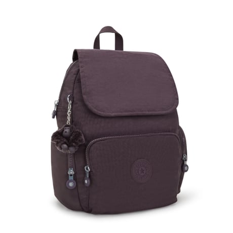 キプリング City Zip Small シティジップ スモール Ultimate Plum Kipling リュック