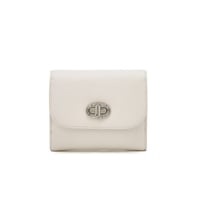 ジルスチュアート ターンロック 三つ折り ウォレット Ivory JILL STUART 財布