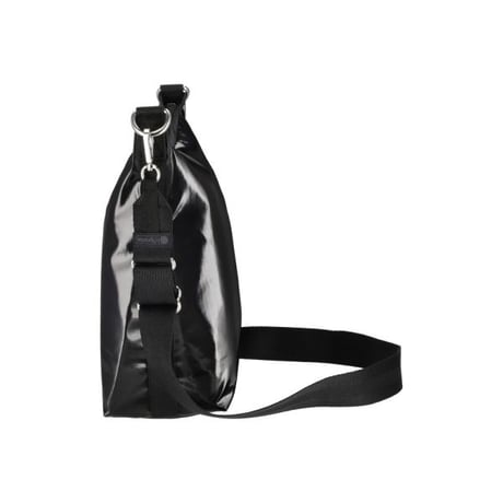 レスポートサック MEDIUM ZIP SHOULDER BAG BLACK SHINE 1014 M135 lesportsac ショルダーバッグ