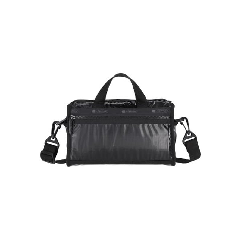 レスポートサック MINI DUFFEL CROSSBODY BLACK SHINE 1594