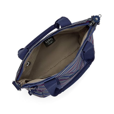 キプリング Asseni Mini アセニミニ Blue Geo Print Kipling トートバッグ