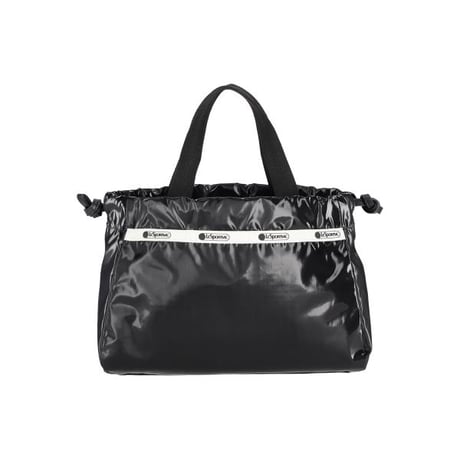 レスポートサック EAST/WEST CITY DRAWSTRING BAG UPTOWN BLACK SHINE/BLACK 1084 LC99 lesportsac ショルダーバッグ
