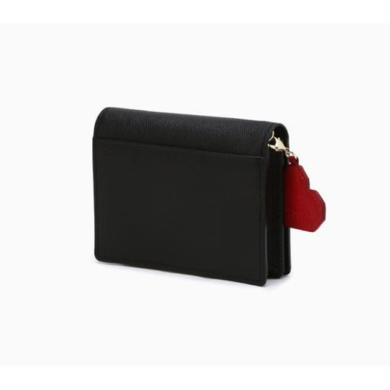 JILL STUART 2つ折り財布 黒 JILL STUART ジルスチュアート 財布 二つ折り 本革 レディース