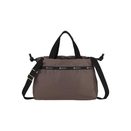 レスポートサック EAST/WEST CITY DRAWSTRING BAG UPTOWN DARK CHOCO/BLACK 1084 LC97 lesportsac ショルダーバッグ