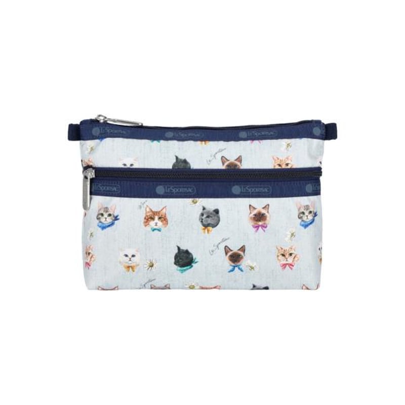 ニイハウシェルブレス/ラフィアポーチ ハッピーポップニナ ポーチ L/HPA-233094(ペールパープル