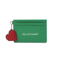 ジルスチュアート ハート チャーム カードケース Green JILL STUART 財布