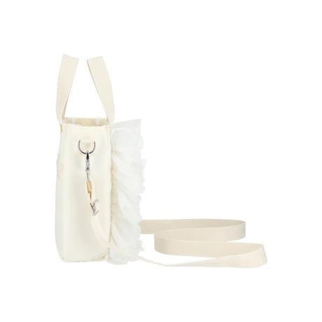 レスポートサック MINI NORTH/SOUTH TOTE MERINGUE LACE RUFFLE 1832 LD64 lesportsac ショルダーバッグ